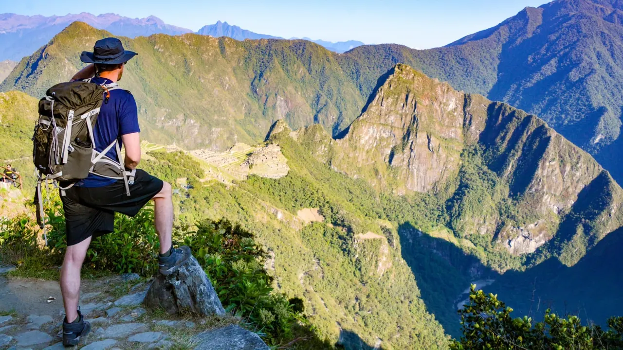 Vista de Machu Picchu desde el Camino Inca