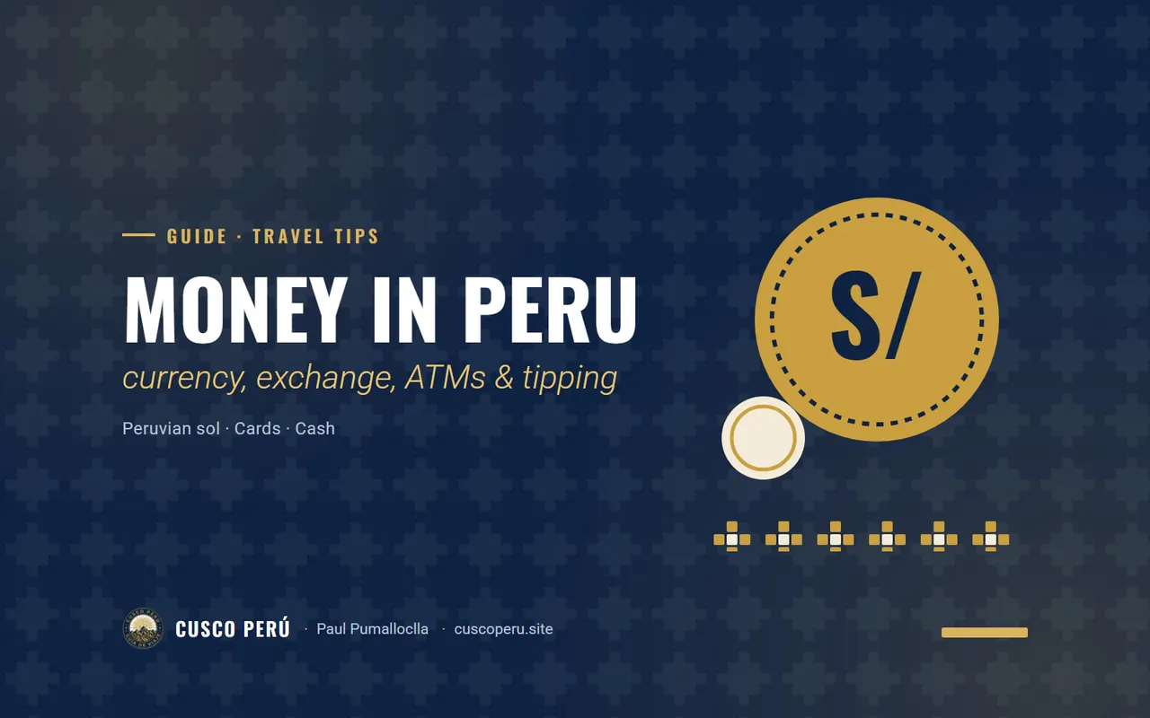 Money in Peru: currency, exchange, ATMs & tipping. Peruvian sol · Cards · Cash