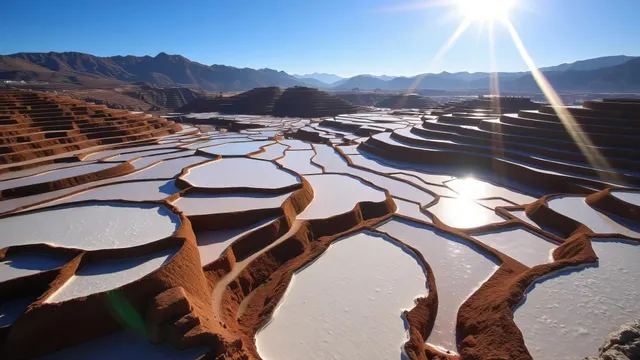 Salineras de Maras al atardecer